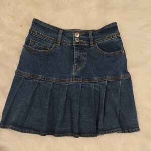 Wild Fable Blue Denim Mini Skirt